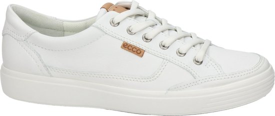 Ecco Soft 7 heren sneaker - Wit - Maat 46 | bol.com