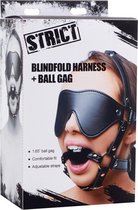 Eye Mask Harness with Ball Gag - Masks - Gags