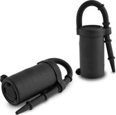 Vibrating Silicone Nipple Teazers - Black - Clamps - Nipple Vibrators & Stickers