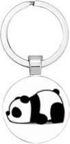 Akyol - Panda Sleutelhanger - Panda - dierenvriend - Leuke kado voor iemand die van dieren houd - 2,5 x 2,5 CM