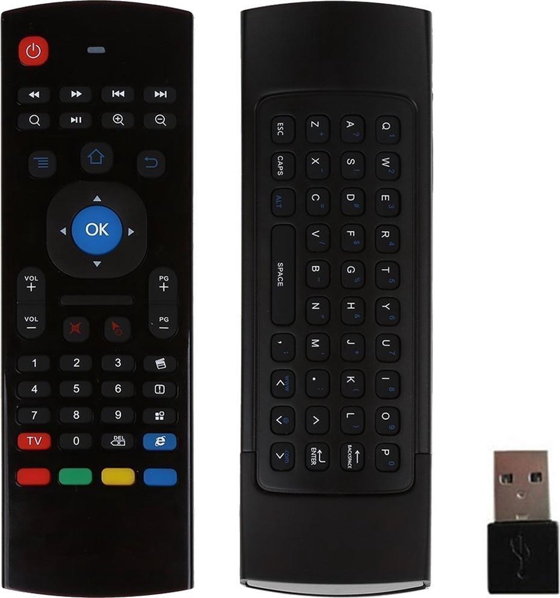 2.4g mini télécommande sans fil clavier air souris pc android smart tv box l