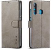 Voor Huawei P Smart Plus (2019) / Honor 10i / 20i / Enjoy 9s / Maimang 8 LC.IMEEKE Kalfsleer Horizontaal Flip Leather Case, met houder & kaartsleuven & portemonnee (grijs)