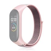 Smart Watch Nylon geweven horlogeband voor Geschikt voor Xiaomi Mi Band 5/6/7 (roze)