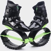 Springschoenen Bounce Shoes Indoor Sports Rebound Shoes, Maat: 36/38 (groen en zwart)