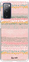 Casetastic Samsung Galaxy S20 FE 4G/5G Hoesje - Softcover Hoesje met Design - Lovely Dots Print