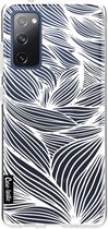 Casetastic Samsung Galaxy S20 FE 4G/5G Hoesje - Softcover Hoesje met Design - Wavy Outlines Print