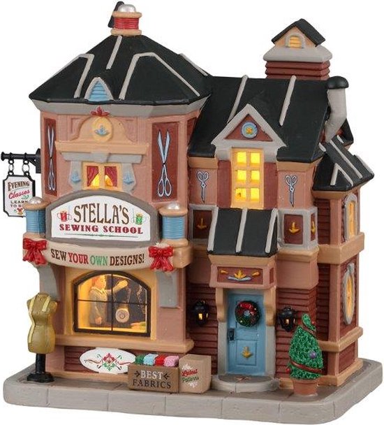 Lemax - Stella's Sewing School