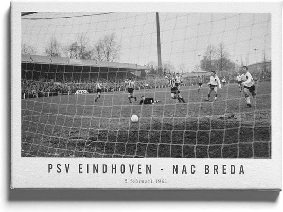 PSV Eindhoven - NAC Breda '61 - Walljar - Décoration murale - Peinture - Toile