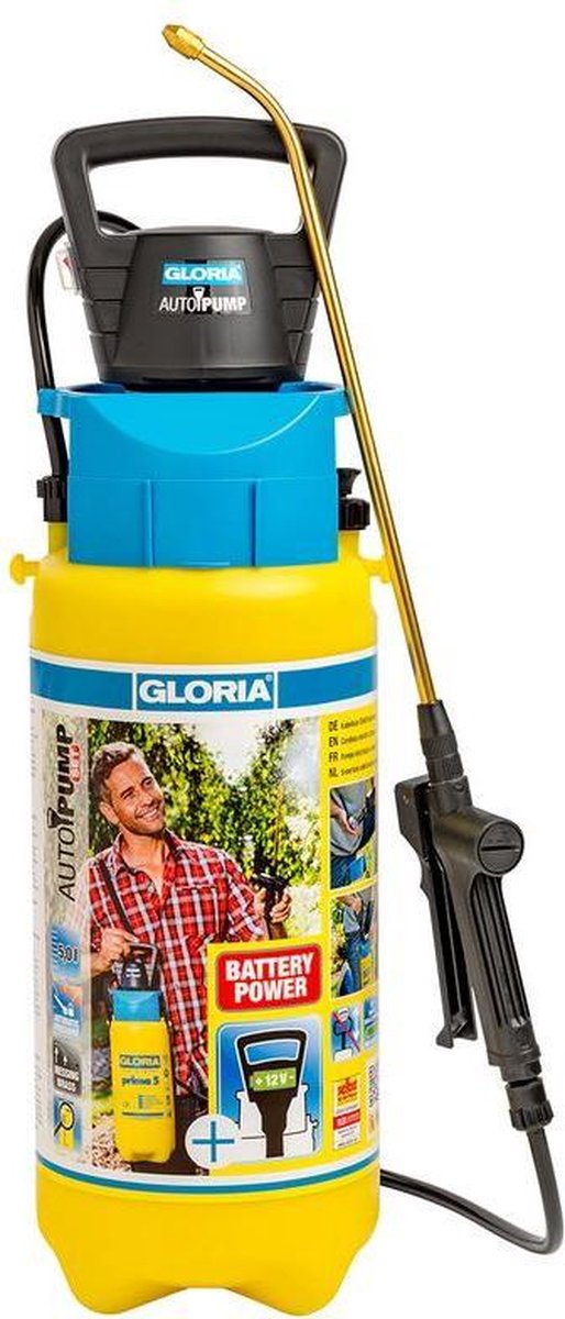 Gloria Haus und Garten 000910.0000 AutoPump Set Accu-druksproeier 5 l van Merkloos	 — afbeelding 4