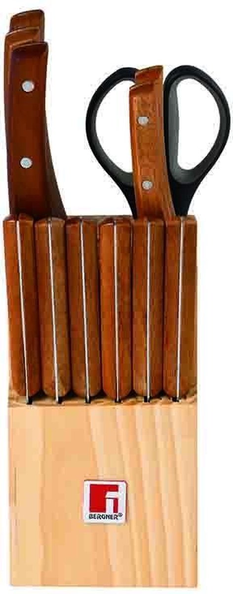 Bergner Messenblok - 11 Messen + 1 Schaar