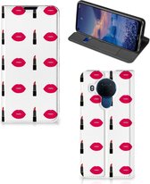 Beschermhoes Nokia 5.4 Telefoonhoesje Lipstick Kiss