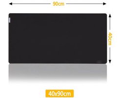 foto van SUPER Grote Muismat 90x40 | Gaming Muismat | Mousepad | Pro Muismat XXL | Antislip | Desktop Mat | zwart | Computer Mat