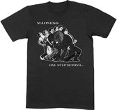 Madness Heren Tshirt -S- One Step Beyond Zwart