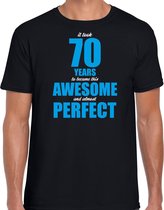 It took 70 years to become this awesome cadeau t-shirt zwart voor heren - 70 jaar verjaardag kado shirt / outfit L
