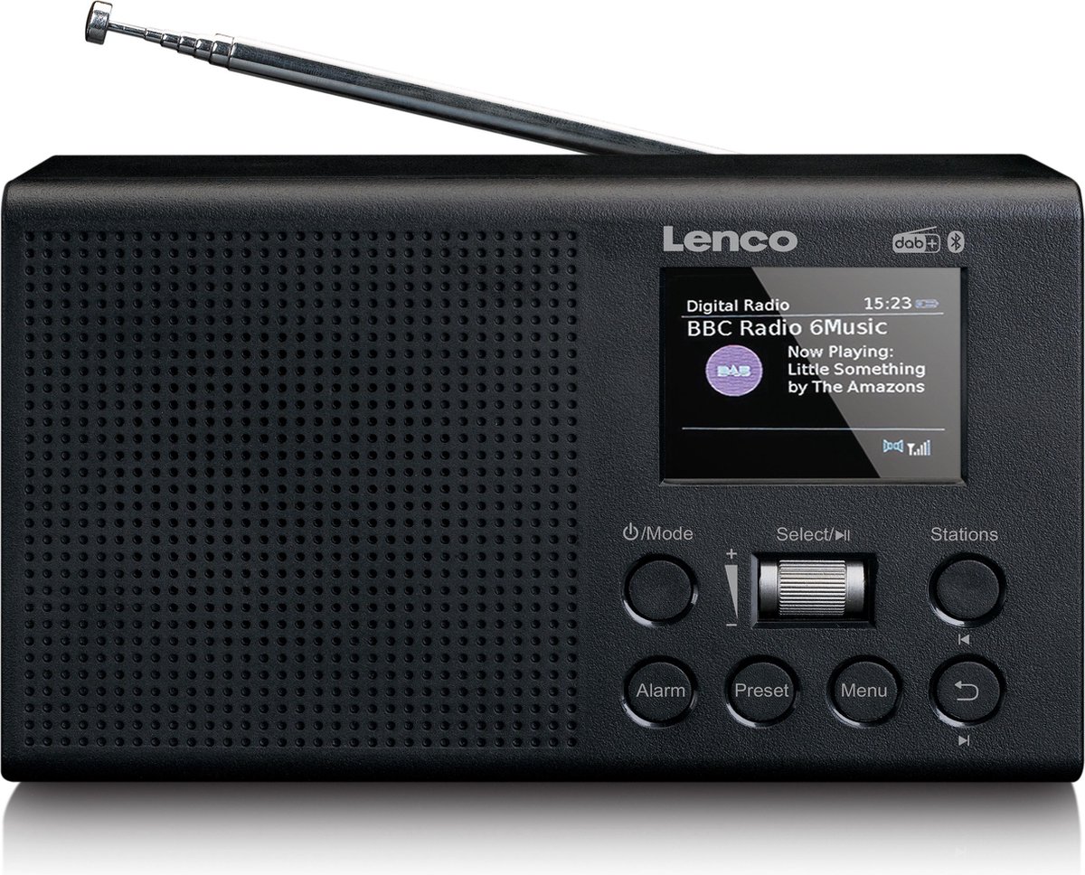 Lenco PDR-031 - Radio DAB + avec FM - Zwart | bol.com