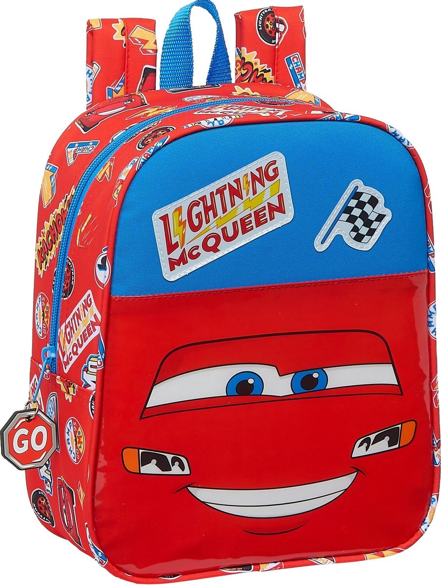 Disney Cars Peuterrugzak Lightning McQueen - 27 x 22 x 10 cm - Polyester