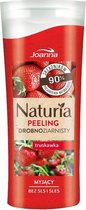 Naturia fijnkorrelige lichaamsscrub Aardbei 100g