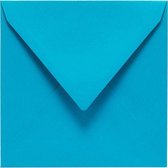 Papicolor Envelop vierk. 14cm korenblauw 105gr-CV 6 st 303965 - 140x140 mm