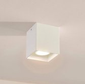 Arcchio - plafondlamp - 1licht - Aluminium - H: 9.5 cm - GU10 - Met deze lamp kan u eigenlijk grijs