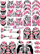 Waterdecal - Nailart Decal - Korneliya Dress On ND 13