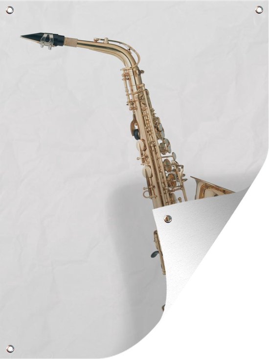 HUIOP Alt Saxofoon Mib Zwarte saxofoon messing behuizing witte