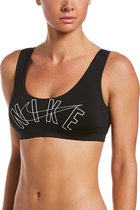 Nike Swim SCOOP NECK Bikinitopje - Zwart - Vrouwen - Maat L