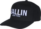 Ballin - Snapback - Cap - Unisex - Zwart - Wit