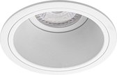 Spot Armatuur GU10 - Luxino Minko Pro - Inbouw Rond - Mat Wit - Aluminium - Verdiept - Ø90mm