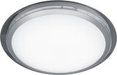 LED Plafondlamp - Nitron Mizona - 18W - Aanpasbare Kleur - Dimbaar - Afstandsbediening - Rond - Transparent Helder - Kunststof