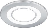 LED Spot - Inbouwspot - Torna Cynomi - 5W - Warm Wit 3000K - Rond - Mat Chroom - Kunststof - Ø80mm