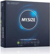 MY.SIZE 47 mm Condooms 36 stuks - Drogisterij - Condooms - Transparant - Discreet verpakt en bezorgd
