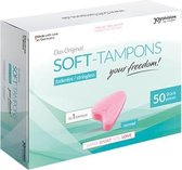 Soft-Tampons Normal - 50 Stuks - Drogisterij - Verzorging - Roze - Discreet verpakt en bezorgd