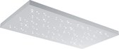LED Plafondlamp - Plafondverlichting - Torna Tarza - 48W - Aanpasbare Kleur - Rechthoek - Mat Wit - Aluminium