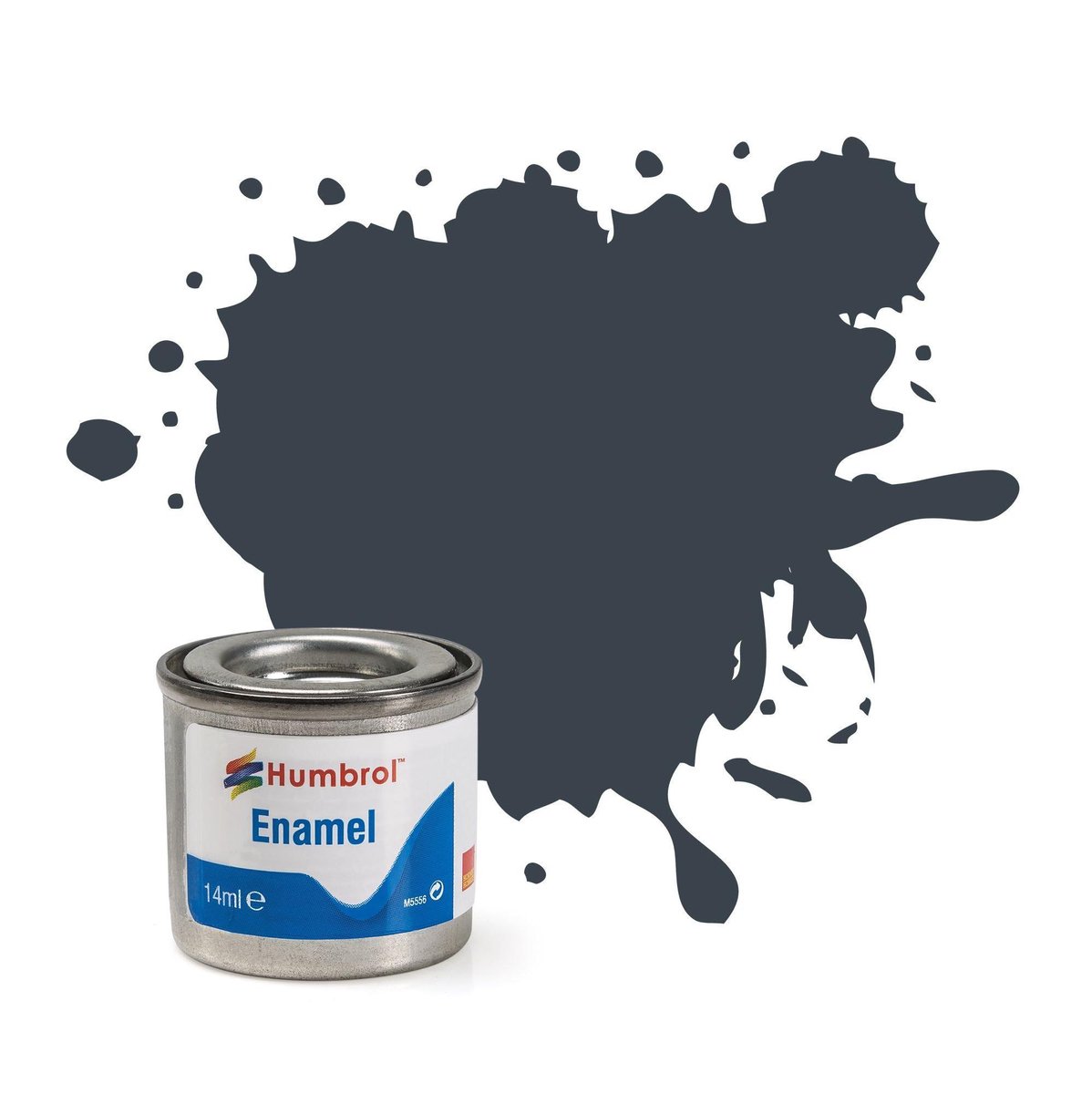 Humbrol Hobbyverf Enamel verf - #32 Dark Grey - Matt - Enamel Verf potje - 14 ml