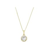 Favs Dames Ketting 9 karaat geelgoud 1 Zirconia One Size 87614727