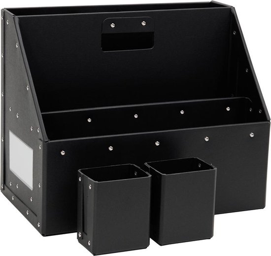Bigso Box of Sweden   Draagbare bureau organizer zwart   - Zwart - Sorteervakken