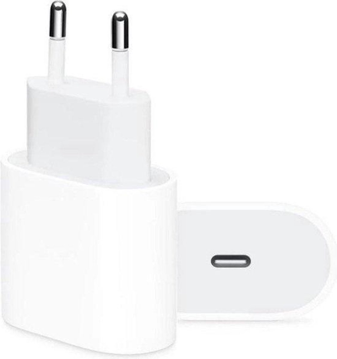 iPhone 12 oplaadstekker 20W USB-C Power oplader - Wit - Geschikt voor Apple iPhone 12 - Apple iPad - USB-C Apple Lightning |Snellader iPhone 12 / 11 / X / iPad / 12 Pro Max / iPhone 12 Pro - Merkloos