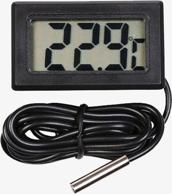 Aquaforte Digitale Vijverthermometer / Zwembadthermometer + meetsonde -5ºC - +70ºC