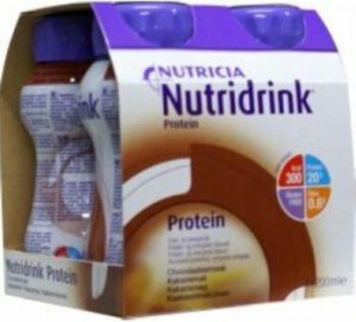 Nutridrink Protein chocolade 200ml 4 Stuks