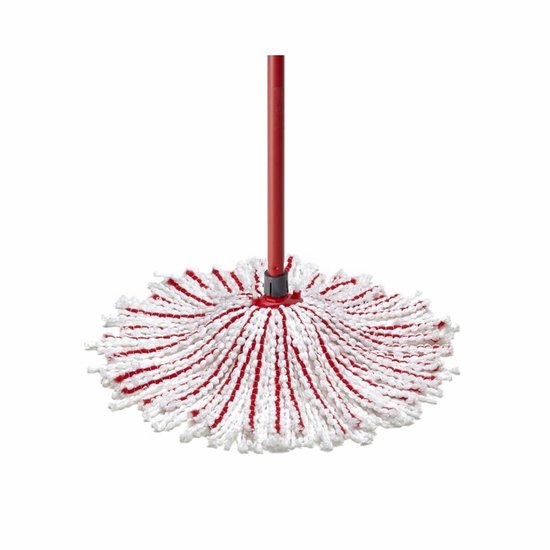 Vileda SuperMocio Microfiber&Power Vervanging - 1 per verpakking - Geschikt voor alle franjemopsystemen van Vileda