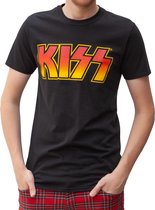 Rockstarz T-shirt Kiss Famous Logo Zwart