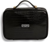 Otis Batterbee The Carry-On Toiletries Bag Black Croc