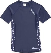 O'Neill - UV-shirt met korte mouwen voor meisjes - Print - Donkerblauw - maat 116cm