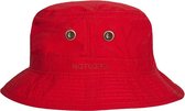 Hatland - Waterbestendige UV Bucket hoed voor heren - Kasai - Rood - maat M (57CM)