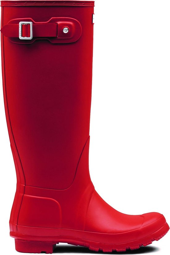 Hunter Ladies Wellington Boots Womens Original Tall - Rouge - Taille 37