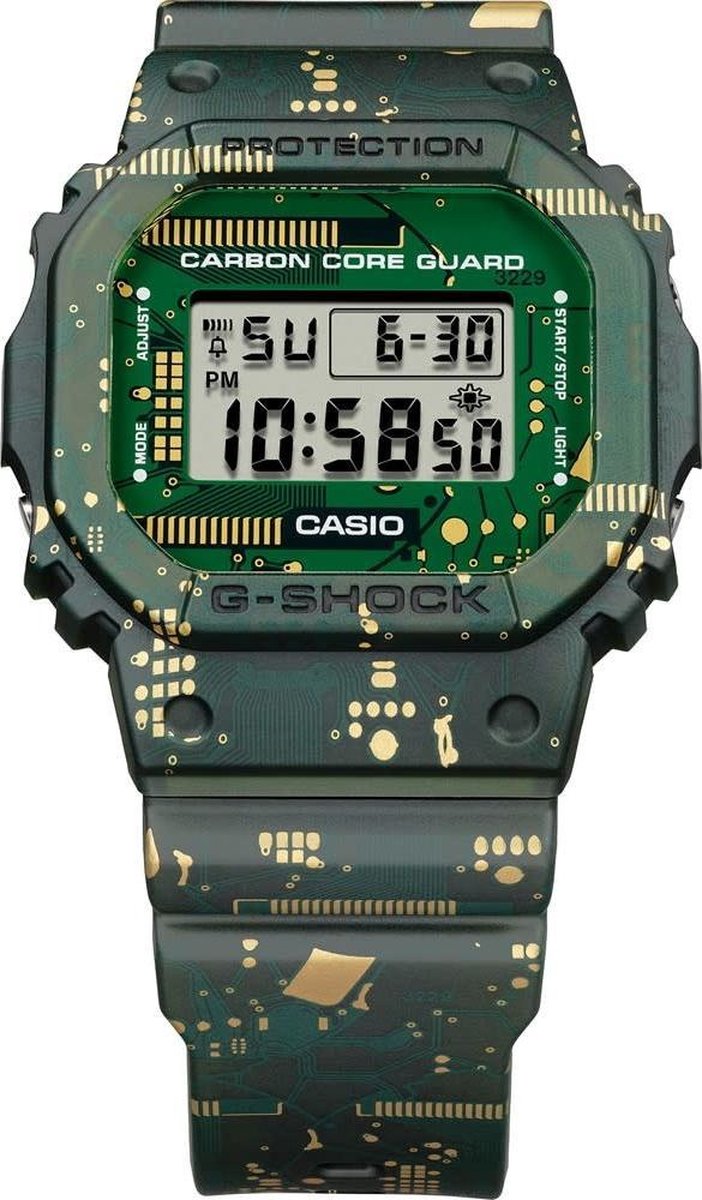 Casio G-Shock DWE-5600CC-3ER Horloge - Kunststof - Groen - Ø 36 mm