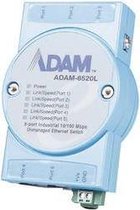Advantech ADAM-6520L Switch LAN Aantal uitgangen: 5 x 12 V/DC, 24 V/DC, 48 V/DC