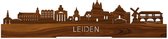 Standing Skyline Leiden Palissander hout - 60 cm - Woondecoratie design - Decoratie om neer te zetten - WoodWideCities