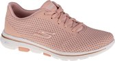 Skechers Go Walk 5 Debut 124021-PKGD, Vrouwen, Roze, Sneakers, maat: 38,5 EU