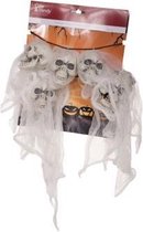 Slinger Skulls 6pcs Creme 45x6xh153cm Kunststof